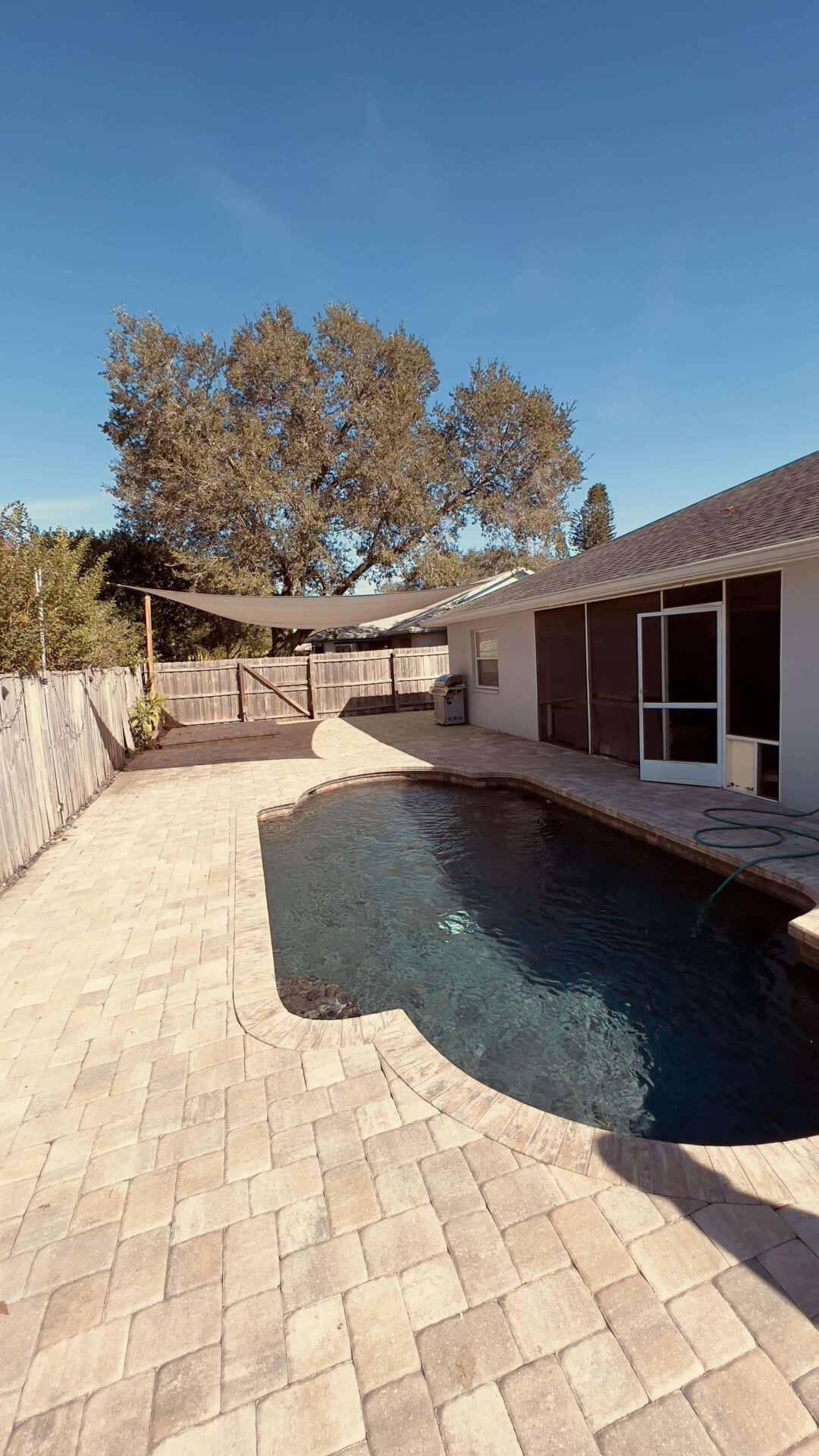 4128 Ponea Drive Paver Before Seal