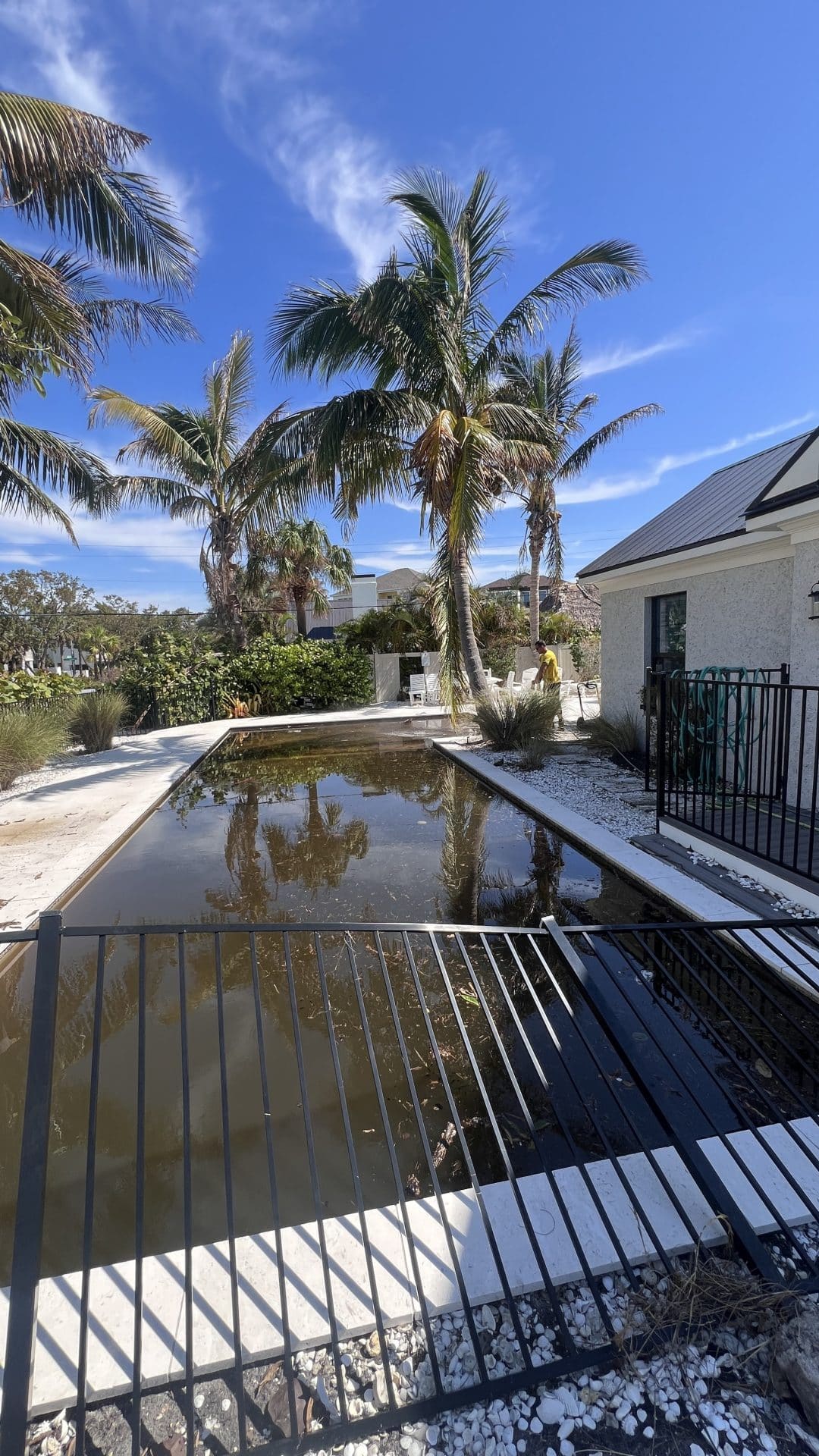 Dirty Pool and Deck after hurricane