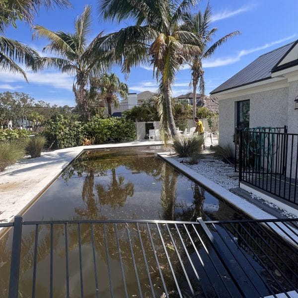 Dirty Pool and Deck after hurricane