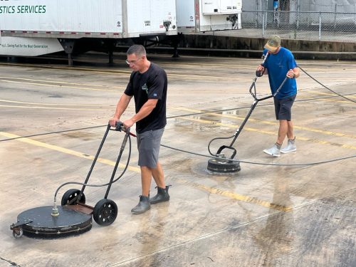 Sams club pressure washing parking lot